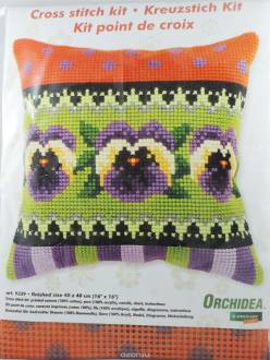 Набор для вышивания крестом Orchidea "Подушка", 40 х 40 см. 9339