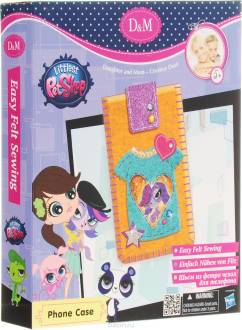 D&M Набор для создания чехла для мобильного телефона Littlest Pet Shop Спаниель Зоя