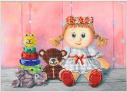 Набор для вышивания бисером Hobby & Pro "Игрушки для Алисы", 33 х 30 см