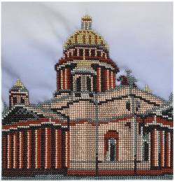 Набор для вышивания бисером Hobby & Pro "Исаакиевский собор", 19 х 21 см