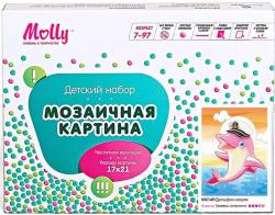 Molly Картина мозаикой Дельфин-моряк