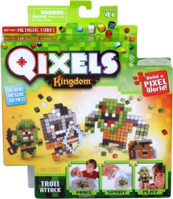 Qixels Мозаика Атака троллей