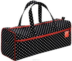Сумка для рукоделия Prym "Polka dots. Горошек", цвет: черный, белый, 44 х 14 х 17 см