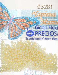 Бисер "Preciosa", непрозрачный, цвет: банан (03281), 10/0, 5 г. 544203_03281