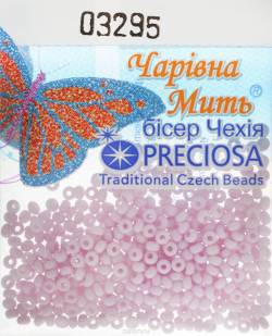 Бисер "Preciosa", непрозрачный, цвет: розовый (03295), 10/0, 5 г. 544203_03295
