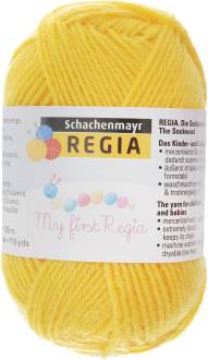 Пряжа для вязания Schachenmayr "My First Regia", цвет: желтый (01883), 105 м, 25 г