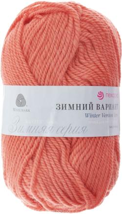 Пряжа для вязания Пехорка "Зимний вариант", цвет: настурция (396), 100 м, 100 г, 10 шт