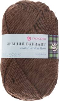 Пряжа для вязания Пехорка "Зимний вариант", цвет: светло-коричневый (416), 100 м, 100 г, 10 шт