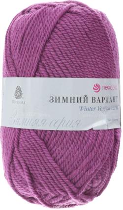Пряжа для вязания Пехорка "Зимний вариант", цвет: ярко-лиловый (575), 100 м, 100 г, 10 шт