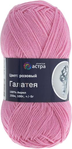 Пряжа для вязания Astra Premium "Галатея", цвет: розовый (05), 250 м, 100 г, 5 шт