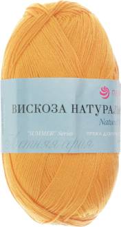 Пряжа для вязания Пехорка "Вискоза натуральная", цвет: золотой улей (422), 400 м, 100 г, 5 шт