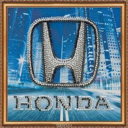 Набор для вышивания бисером Абрис Арт "Honda", 15 х 15 см