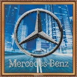 Набор для вышивания бисером Абрис Арт "Mersedes-Benz", 15 х 15 см