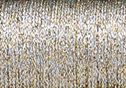 Нитки Kreinik "Very Fine", цвет: серебристо-золотистый (0102), №4, 11 м