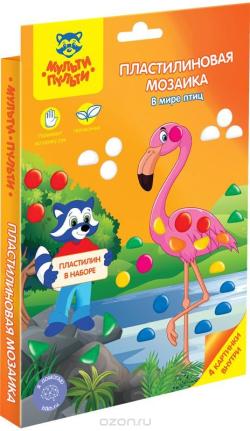 Мульти-Пульти Картина мозаикой В мире птиц