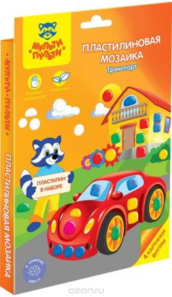 Мульти-Пульти Картина мозаикой Транспорт