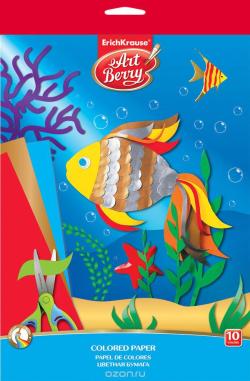 Erich Krause Цветная бумага Artberry формат В5 10 цветов