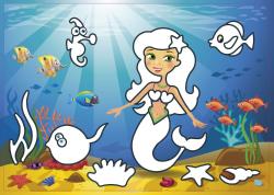 Genio Kids Набор для создания картины из песка Русалочка