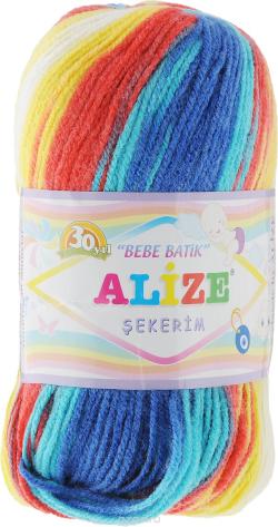 Пряжа для вязания Alize "Sekerim Bebe Batik", 320 м, 100 г, 5 шт. 364106_2681