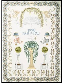 Набор для вышивания крестом Thea Gouverneur "Алфавит", 60 х 82 см. 1090