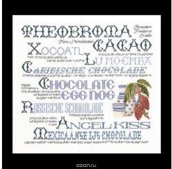 Набор для вышивания крестом Thea Gouverneur "Шоколад Сэмплер", 39 х 37 см. 3013A