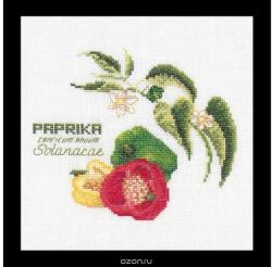 Набор для вышивания крестом Thea Gouverneur "Перчики", 15,5 х 15,5 см. 3041