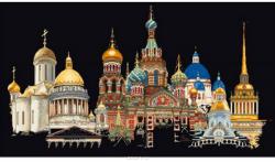 Набор для вышивания крестом Thea Gouverneur "Санкт-Петербург", 79 х 50 см. 430.05