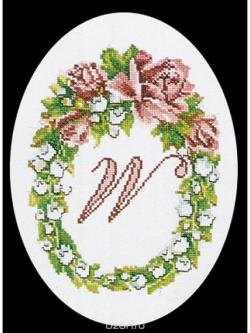 Набор для вышивания крестом Thea Gouverneur "Поэзия Письмо Lilly", 22 х 27 см. 942