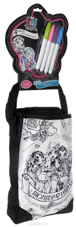 D&M Набор для росписи сумочки Monster High Подруги
