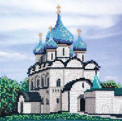 Набор для вышивания бисером Созвездие "Суздальский кремль", цвет: мультиколор, 20 х 20 см