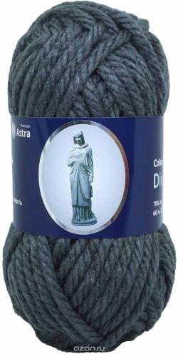 Пряжа для вязания Астра "Диона", цвет серый (04), 200 г, 60 м, 5 шт