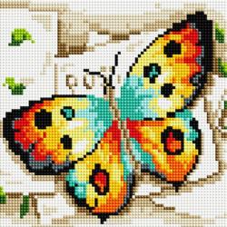 Алмазная мозаика "Рукоделие", на подрамнике, 20 х 20 см. AZM2020/B-003