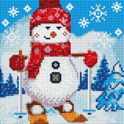 Алмазная мозаика "Рукоделие", на подрамнике, 20 х 20 см. AZM2020/D-011