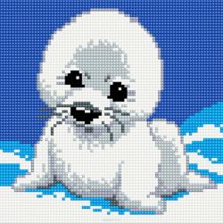 Алмазная мозаика "Рукоделие", на подрамнике, 20 х 20 см. AZM2020/J-002