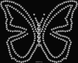 Herma Наклейки Cristal Бабочка