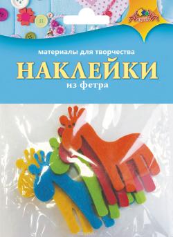 Апплика Набор материалов для творчества Наклейки из фетра Жирафы