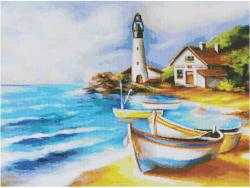 Набор для вышивания гобеленовым швом Expressions "Морской пейзаж", 37,5 х 50 см