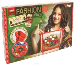 Danko Toys Набор для вышивания лентами Fashion Bag Цветы