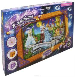 Danko Toys Создание картины из пайеток Золушка