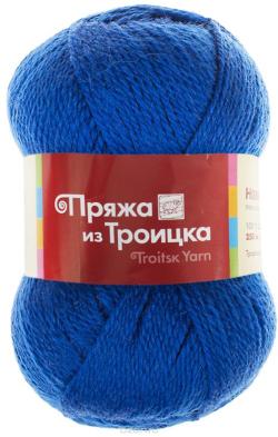 Пряжа для вязания Троицкая камвольная фабрика "Новозеландская", цвет: васильковый (0170), 250 м, 100 г, 10 шт
