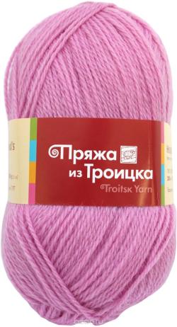 Пряжа для вязания Троицкая камвольная фабрика "Новозеландская", цвет: сиреневые дали (0156), 250 м, 100 г, 10 шт