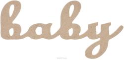 Заготовка для декупажа Кустарь "Надпись "Baby", 25 х 12 х 0,4 см