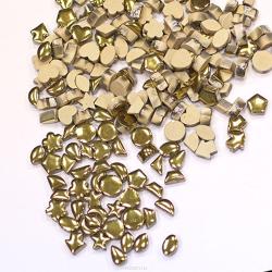 Мозаика керамическая Craft Premier с золотой глазурью, 1 х 1 см, 100 г