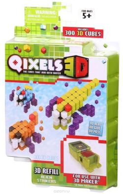 Qixels Дополнительный набор для 3D принтера Alien Strikers