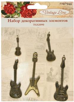 Набор декоративных элементов "Vintage Line", 5 шт. 7707944