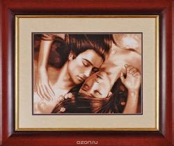 Набор для вышивания крестом Alisena "Спящие", 36 x 27 см
