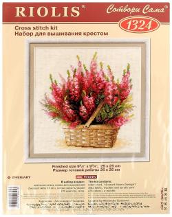 Набор для вышивания крестиком Сотвори Сама "Шотландский вереск", 25 х 25 см. 1324