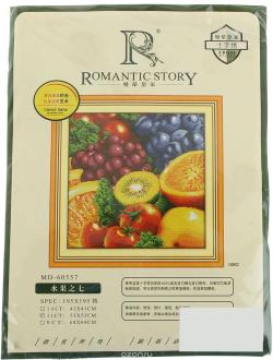 Набор для вышивания крестом Romantic Story "Фрукты", 53 x 53 см