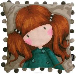 Набор для вышивания подушки Bothy Threads "Маленькая Энни", 40 x 40 см