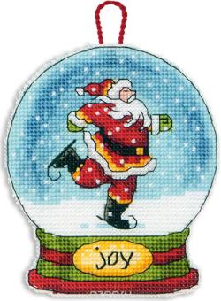 Набор для вышивания крестом Dimensions "Снежный шар", 9,5 х 11,4 см